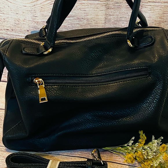 NWT MKF  Women’s Black Rhinestone Satchel - Picture 2 of 10